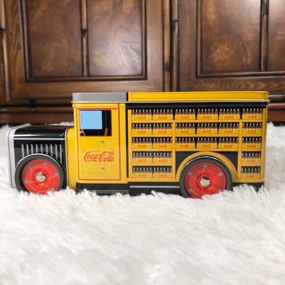 Set of 2 Vintage Coca-Cola Campbell's Soup Multi-Compartment Delivery Truck Tins - Picture 2 of 16